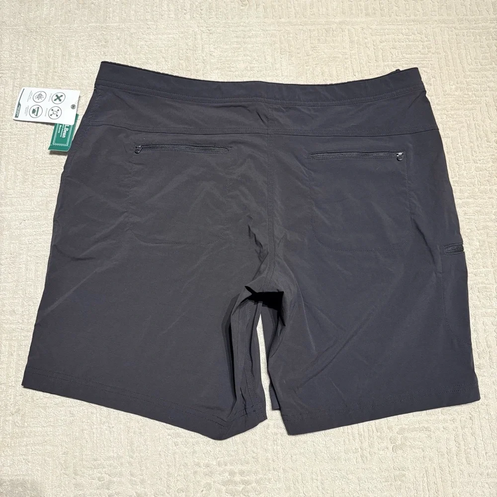 NWT L.L. Bean Comfort Trail Shorts 9” Hiking 4 way stretch UPF 40+ Women’s 18W - Picture 4 of 5